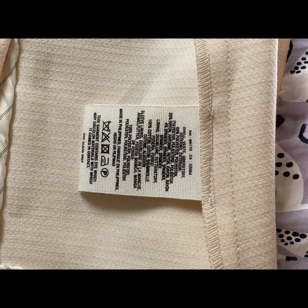 NWT! Anthropologie Cartonnier Off White Blazer - Picture 4 of 5